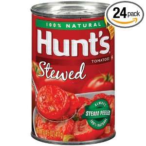 Hunts Stewed Tomato No Salt, 14.5 Ounce Grocery & Gourmet Food