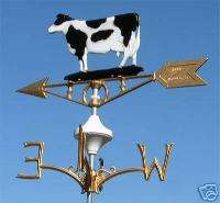 Weathervane Dairy Cow Weather Vane Lightning Rod  