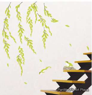KR 22 Weeping Willow, Decals Decor Wall Art Sticker DIY  