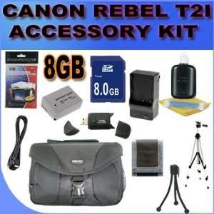  BigVALUEInc Accessory Saver Bundle Kit For Canon Eos Rebel T2i 