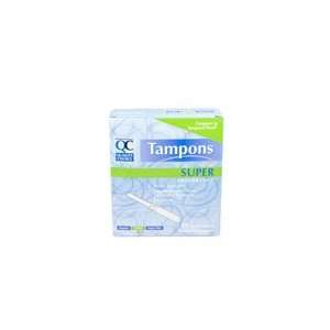  QUALITY CHOICE TAMPONS SUPER PLASTIC UNSC Pack of 18 by 