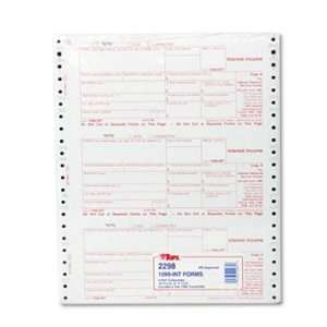   Tax Form, 8 x 3 2/3, 4 Part Carbonless, 24 Forms TOP2298 Office