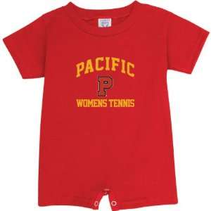 Pacific Boxers Red Womens Tennis Arch Baby Romper  Sports 