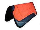 orange aire grip western saddle pad 30 x30 new abetta