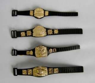 WWE WWF Championship Belt For Wrestling Action Figure 4pcs In Random 