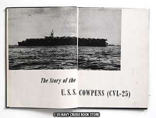 USS COWPENS CVL 25 WORLD WAR II CRUISE BOOK 1940 1945  
