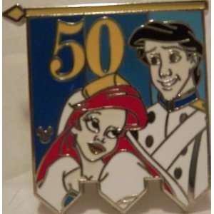   Disney Pin Collectors Pin   Ariel Wedding Trading Pin Toys & Games