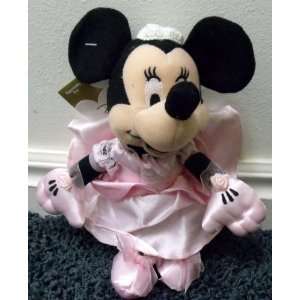   Pink Princess Minnie Mouse 8 Bean Bag Doll with Tiara Toys & Games