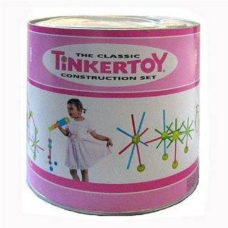 Tinkertoy Classic ConstructionGirls Pink 200 Pc Tinker Toy