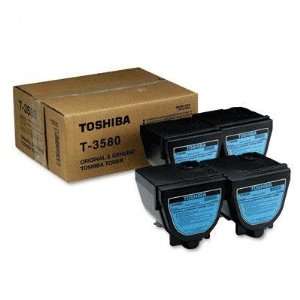  Toshiba T3580 Copier Toner 4000 Page Yield 4 Per Pack 