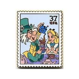  Disney Pin 39217 Usps   Celebration (Alice & Mad Hatter 