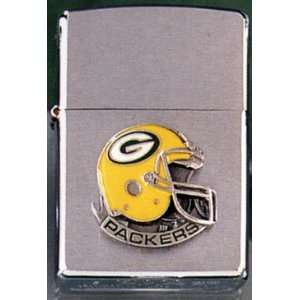   Green Bay Packers Team Helmet Emblem Zippo Lighter