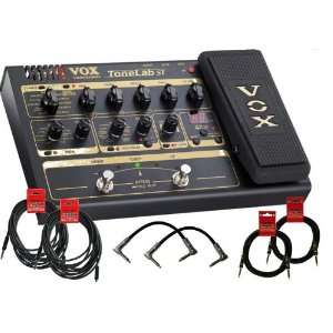 Vox ToneLab ST Guitar Multi Effects Pedal with 6 Free Cables Musical 