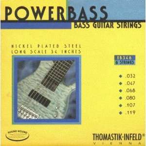 Thomastik Infeld Electric Bass Magnecore Round Wound Hexcore 6 String 