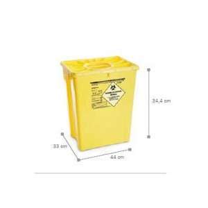 AP 30 LT DUO Part# AP 30 LT DUO   Container Waste 8Gal Yellow Dbl Lid 