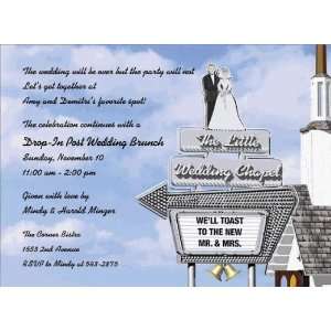  Wedding Chapel Party Invitations