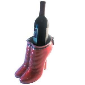  Bucket Red Shoe Wine Bottle Holder