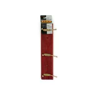  New   Deluxe wood coat rack with screws   Case of 48 by 