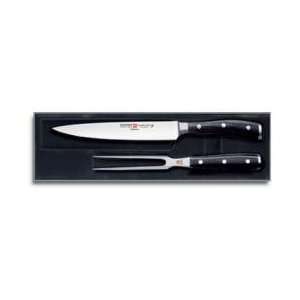  Wusthof Classic Ikon   2 Pc. Carving Knife Set Kitchen 