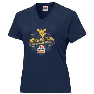 Nike West Virginia Mountaineers Navy Blue Ladies 2008 Fiesta Bowl 